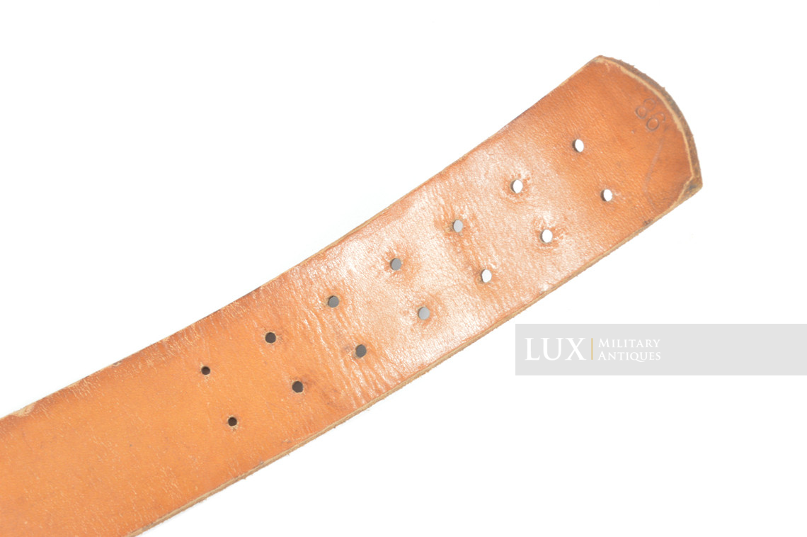 German late-war leather belt, « RBNr.0/0633/0041 » - photo 12