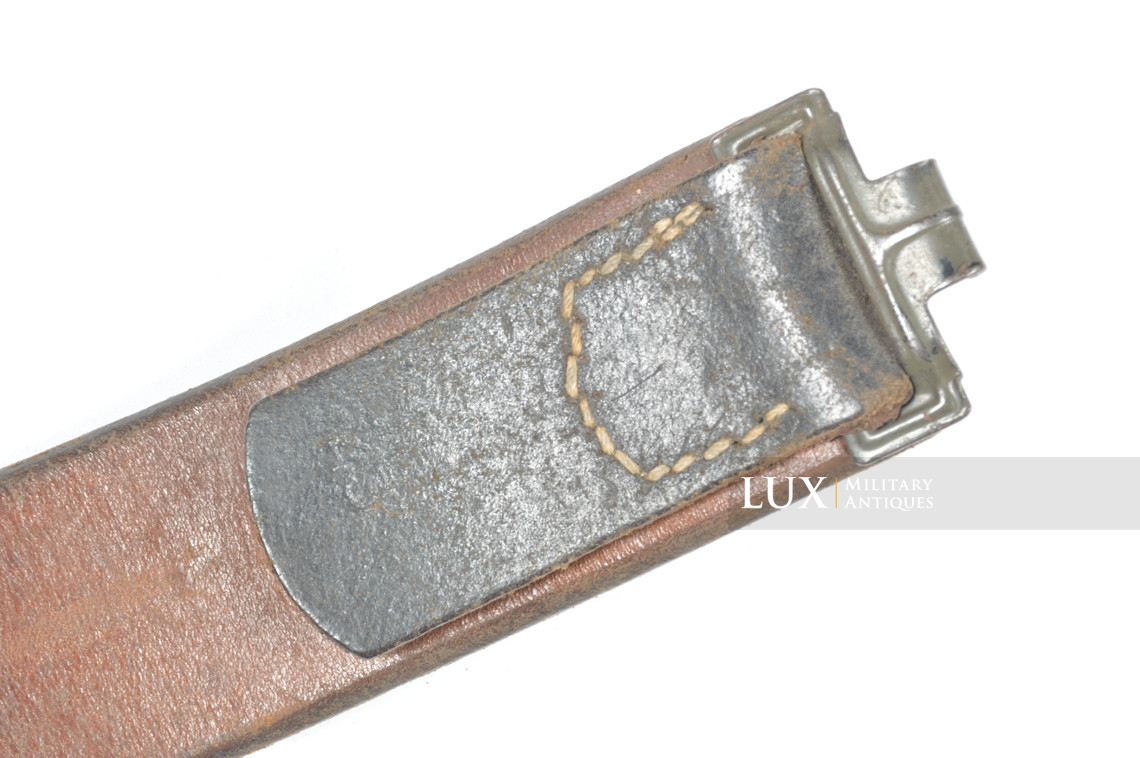 Late-war Heer / Waffen-SS leather belt, « 1943 » - photo 9