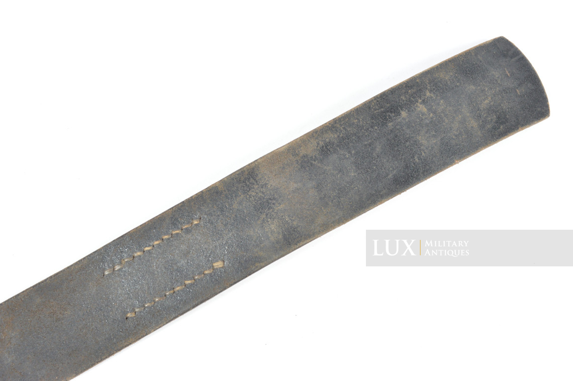 Late-war Heer / Waffen-SS leather belt, « 1943 » - photo 11