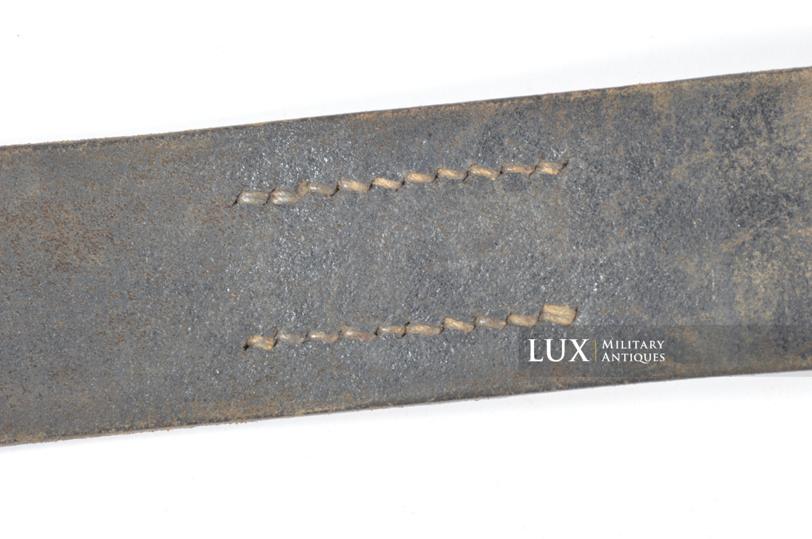 Late-war Heer / Waffen-SS leather belt, « 1943 » - photo 12