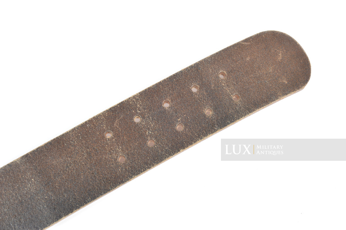 German late-war leather belt, RBNr « 0/0396/0027 » - photo 11