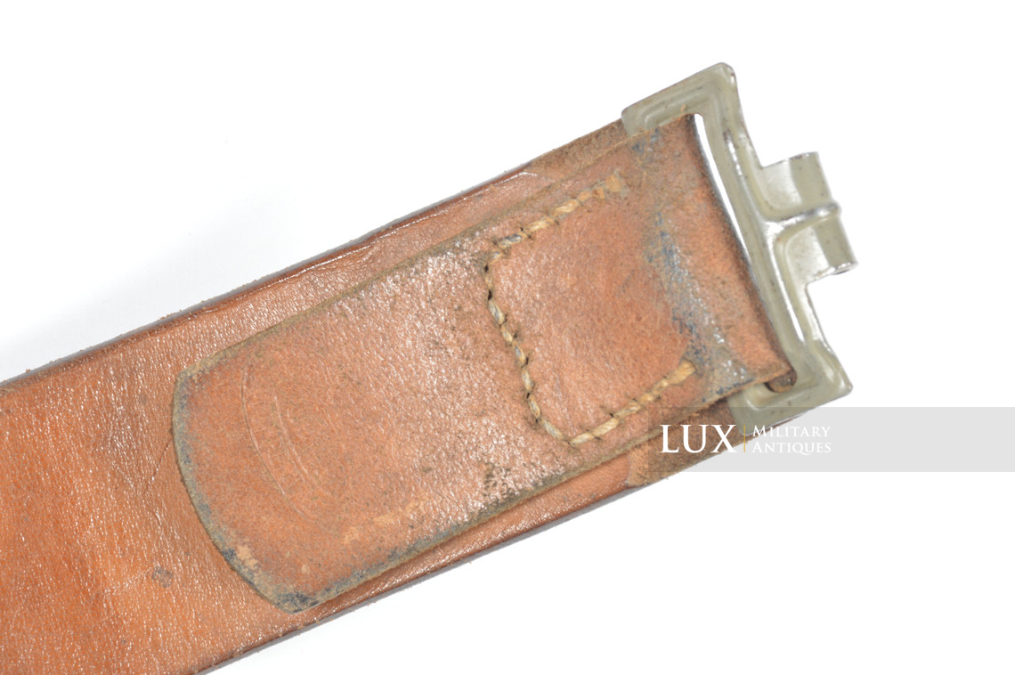 Early-war Heer / Waffen-SS leather belt, « 1941 » - photo 8