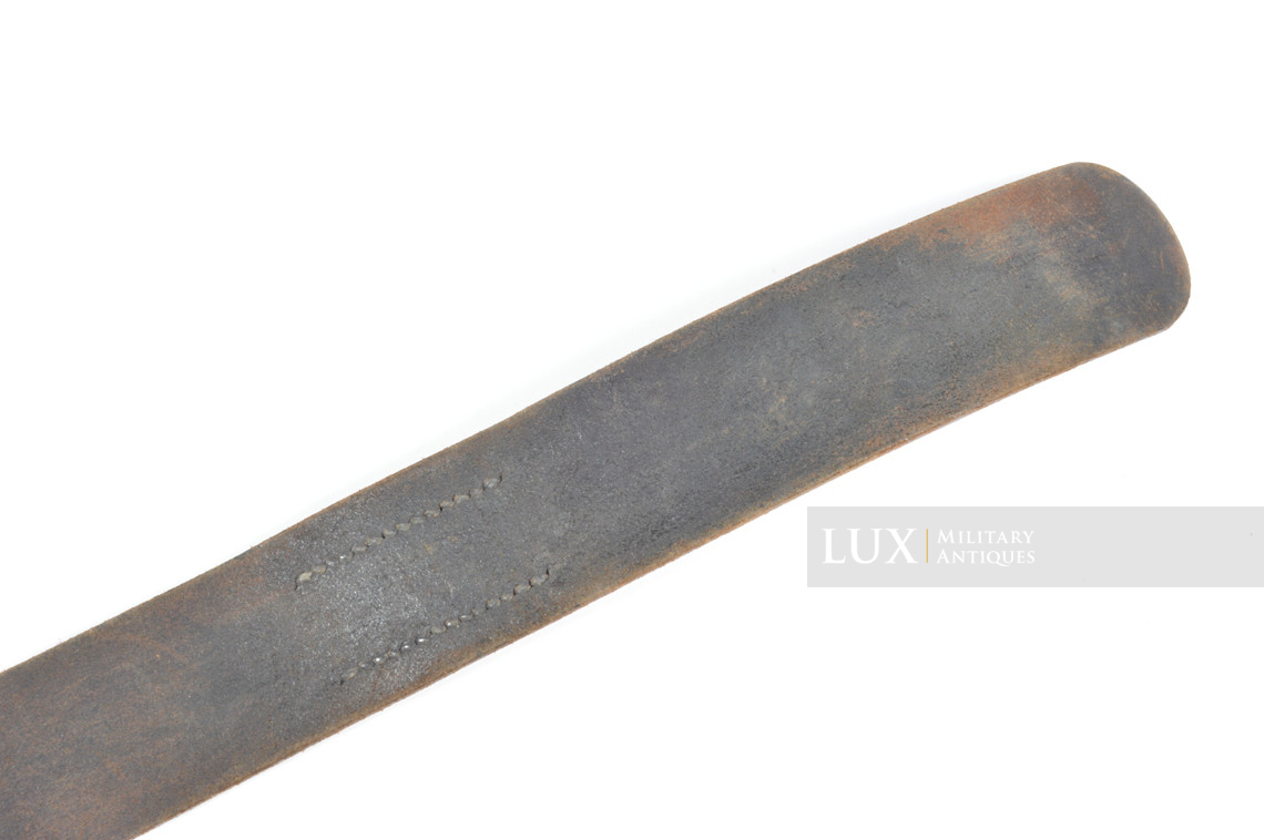 Early-war Heer / Waffen-SS leather belt, « 1941 » - photo 10