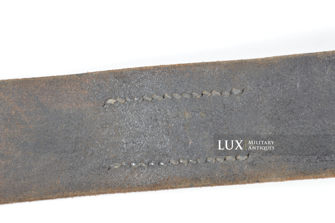 Early-war Heer / Waffen-SS leather belt, « 1941 » - photo 11