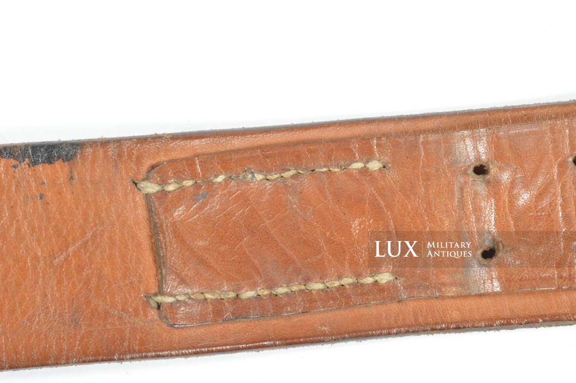 Early-war Heer / Waffen-SS leather belt, « 1941 » - photo 13