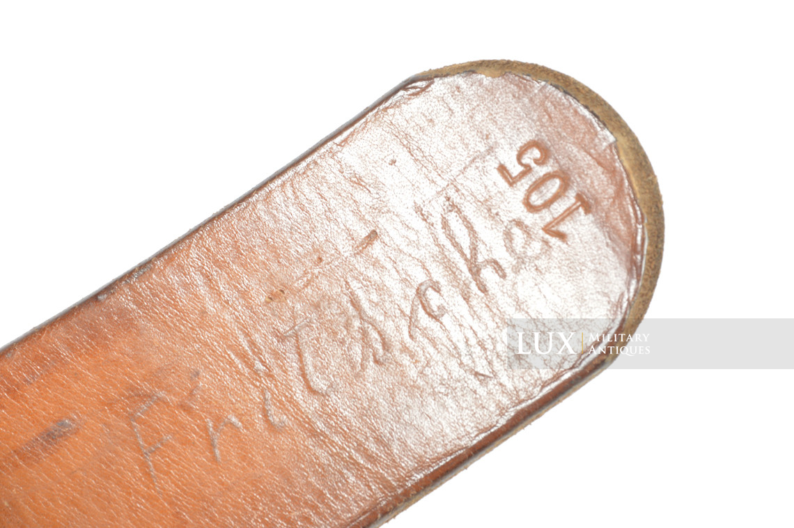 Early-war Heer / Waffen-SS leather belt, « 1941 » - photo 14