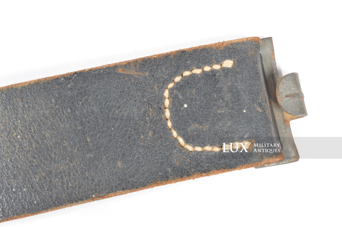 German late-war leather combat belt, « RBNr 0/0850/0188 » - photo 8