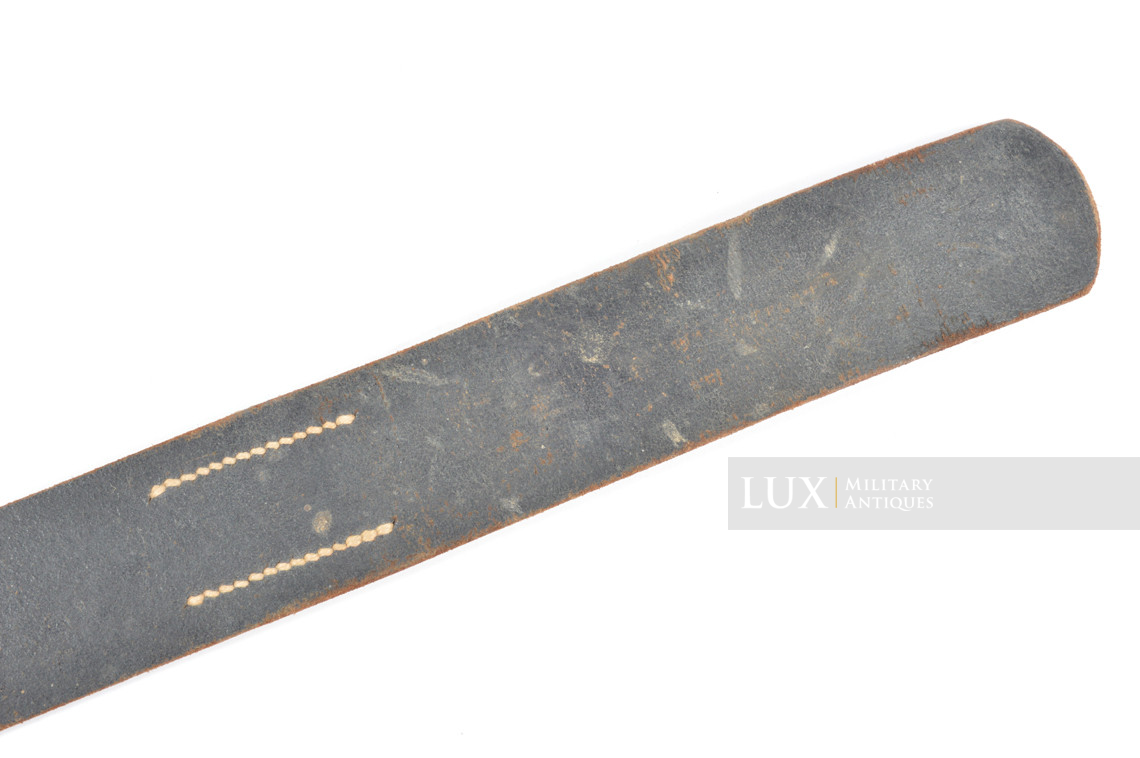 German late-war leather combat belt, « RBNr 0/0850/0188 » - photo 11