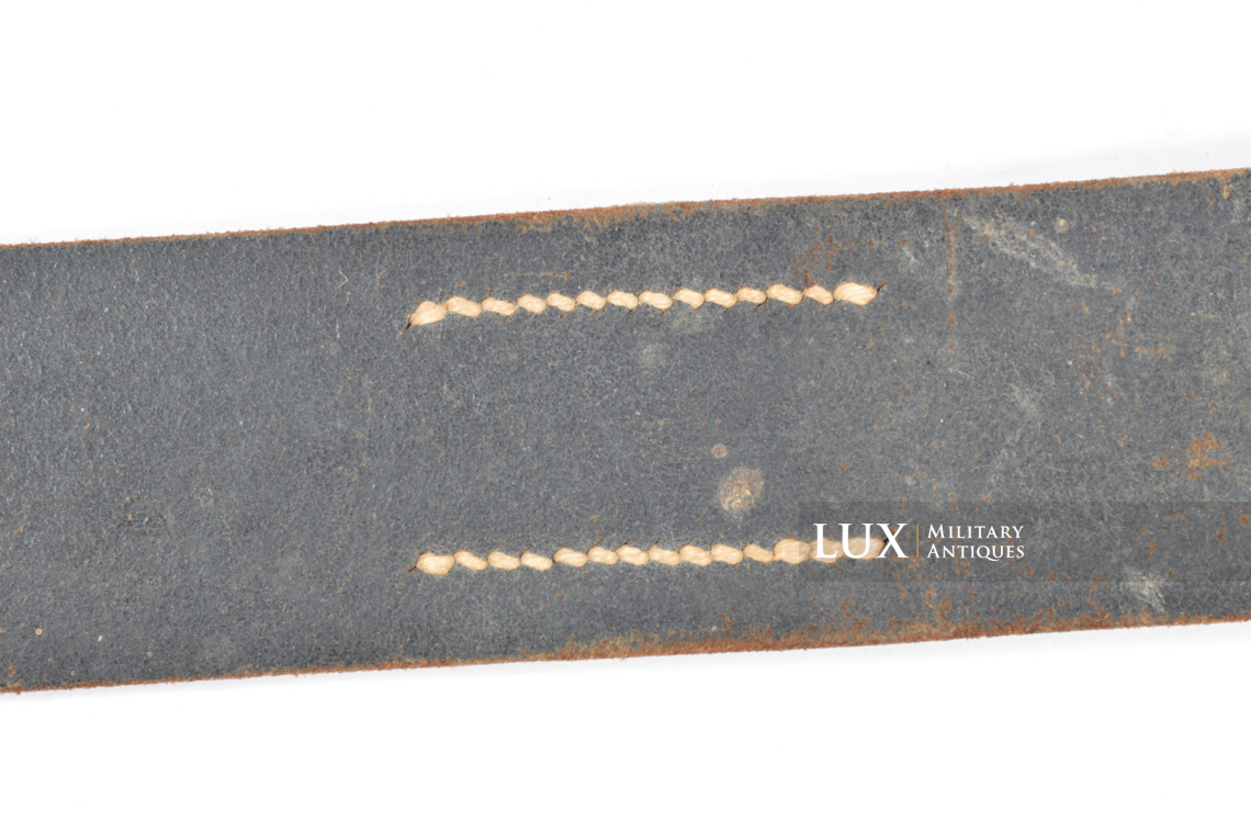 German late-war leather combat belt, « RBNr 0/0850/0188 » - photo 12