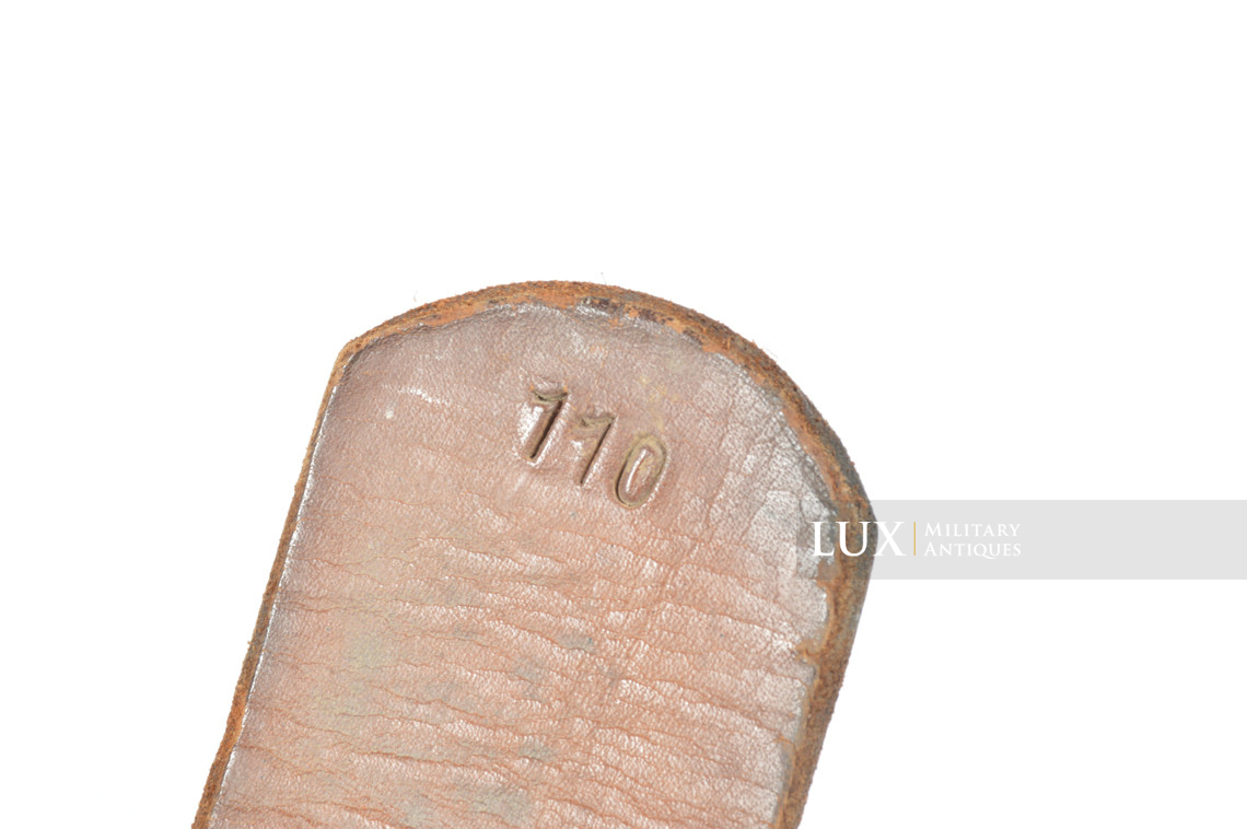 German late-war leather combat belt, « RBNr 0/0850/0188 » - photo 15