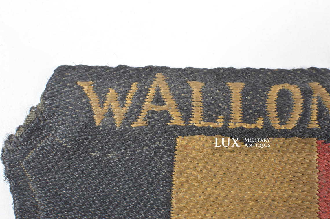 Rare Heer / Waffen-SS foreign volunteer « Wallonie » sleeve badge - photo 7