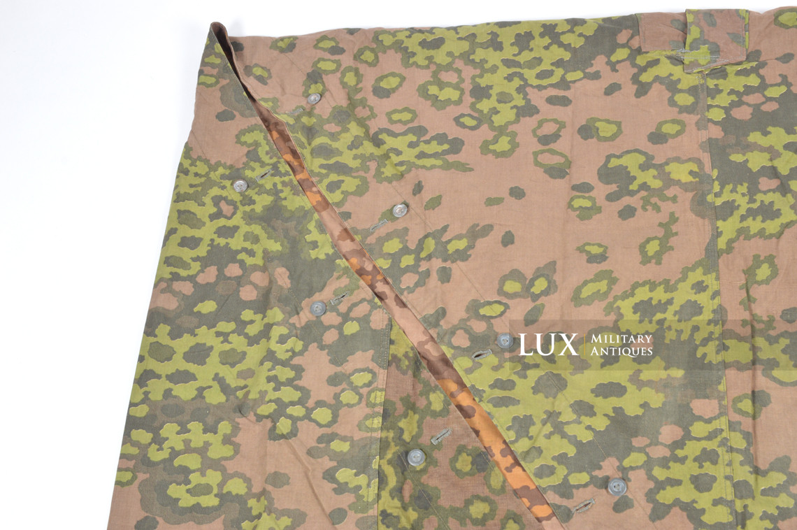 Late-war Waffen-SS camouflage shelter quarter / poncho, « Oakleaf » - photo 9