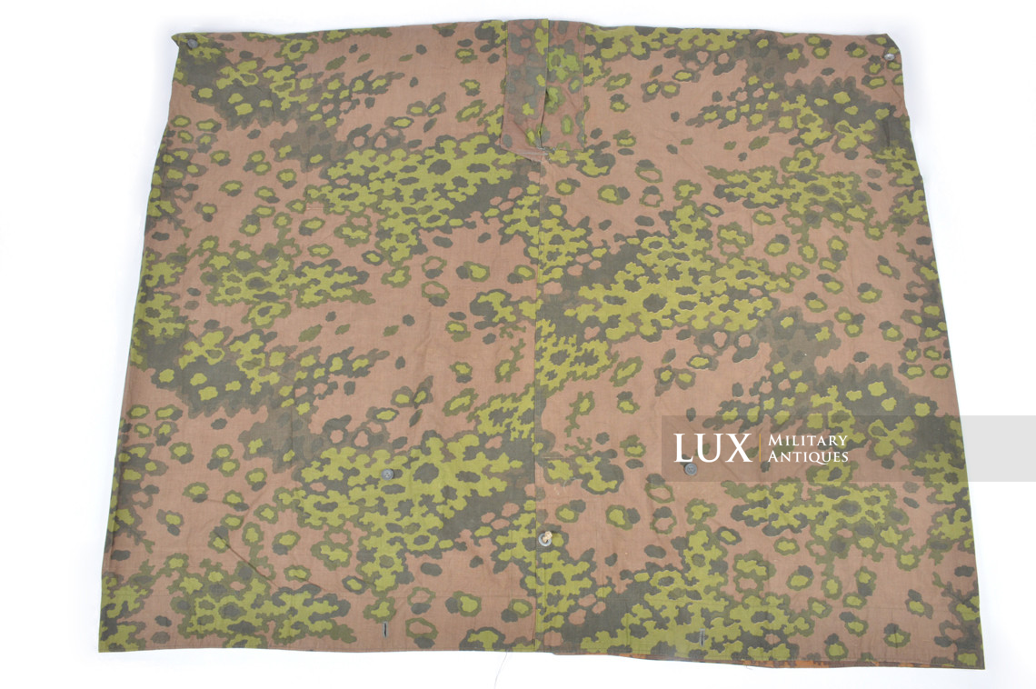 Late-war Waffen-SS camouflage shelter quarter / poncho, « Oakleaf » - photo 13