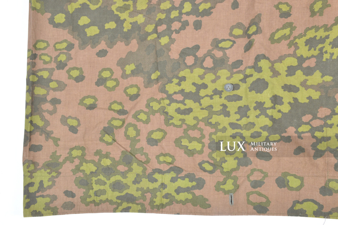 Late-war Waffen-SS camouflage shelter quarter / poncho, « Oakleaf » - photo 14