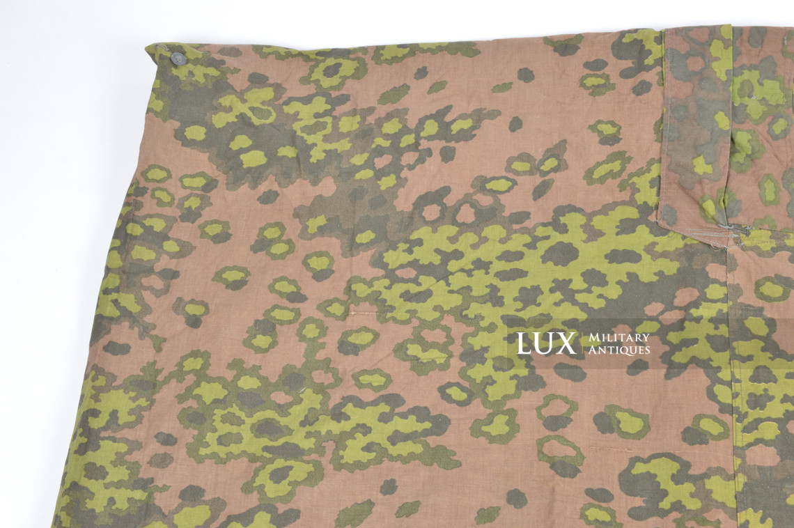 Late-war Waffen-SS camouflage shelter quarter / poncho, « Oakleaf » - photo 15