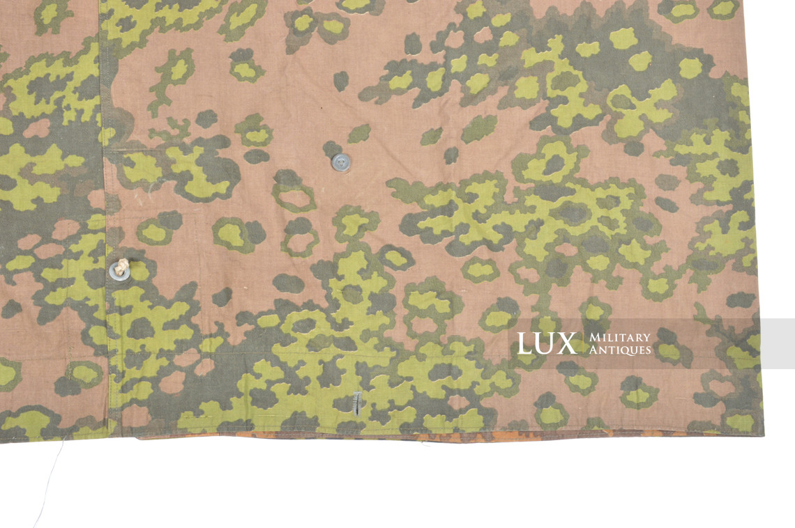 Late-war Waffen-SS camouflage shelter quarter / poncho, « Oakleaf » - photo 17