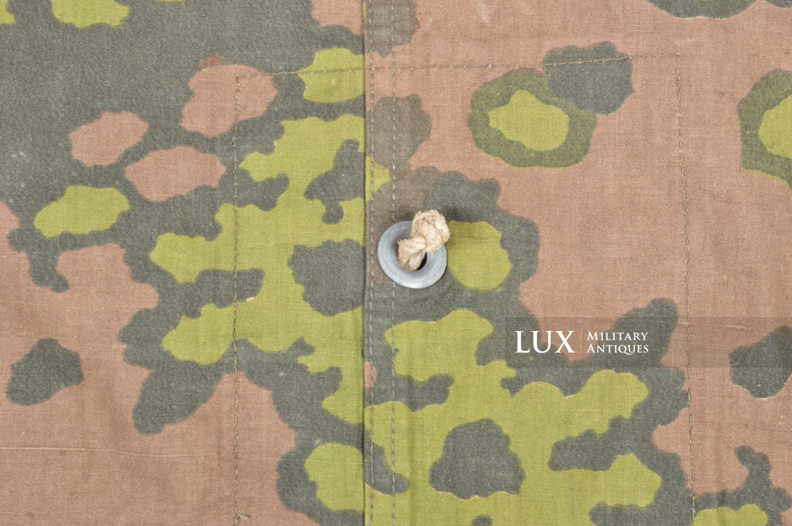 Late-war Waffen-SS camouflage shelter quarter / poncho, « Oakleaf » - photo 18