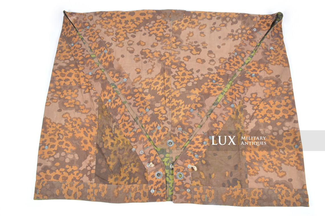 Late-war Waffen-SS camouflage shelter quarter / poncho, « Oakleaf » - photo 19
