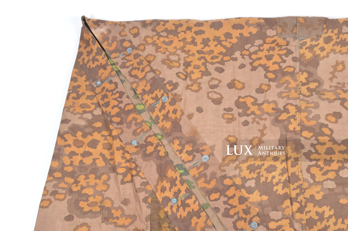 Late-war Waffen-SS camouflage shelter quarter / poncho, « Oakleaf » - photo 21