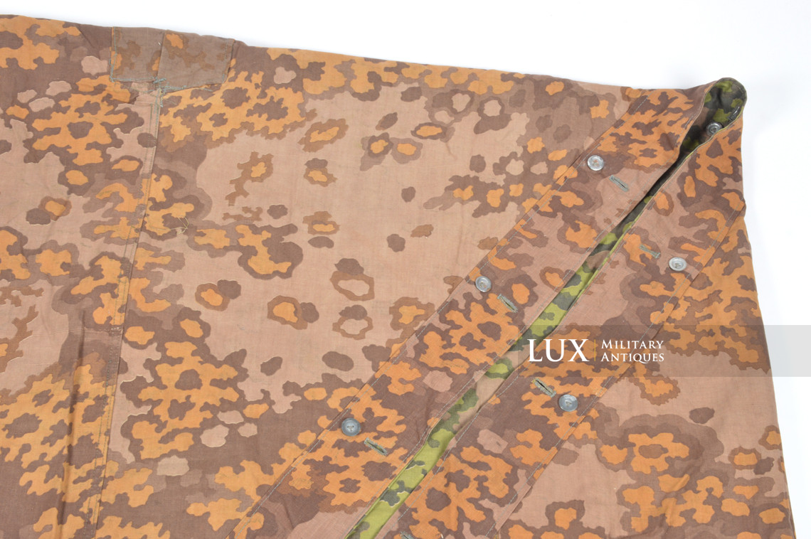 Late-war Waffen-SS camouflage shelter quarter / poncho, « Oakleaf » - photo 22