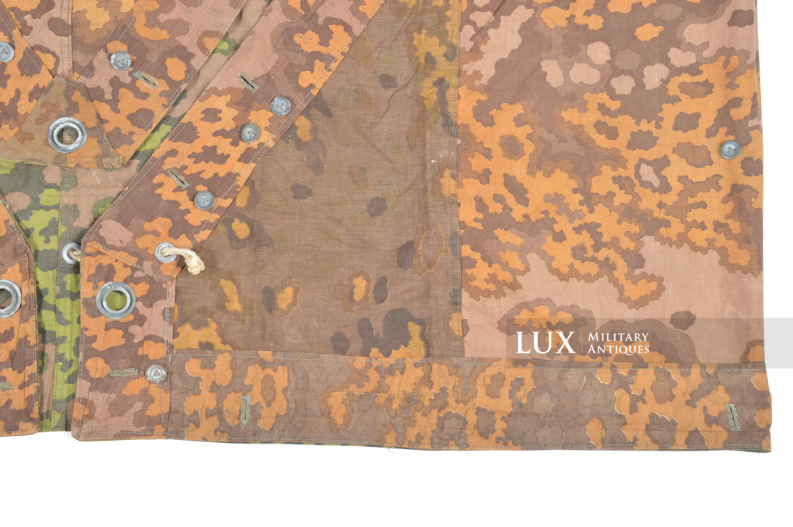 Late-war Waffen-SS camouflage shelter quarter / poncho, « Oakleaf » - photo 23