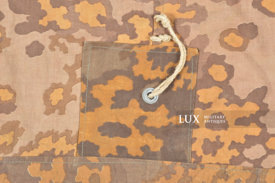 Late-war Waffen-SS camouflage shelter quarter / poncho, « Oakleaf » - photo 30