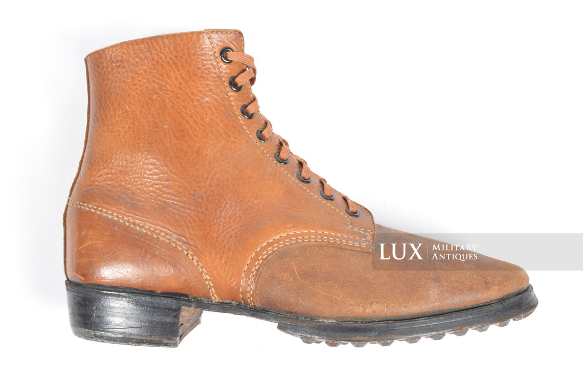 Unissued late-war German low ankle combat boots, « RBNr » - photo 9