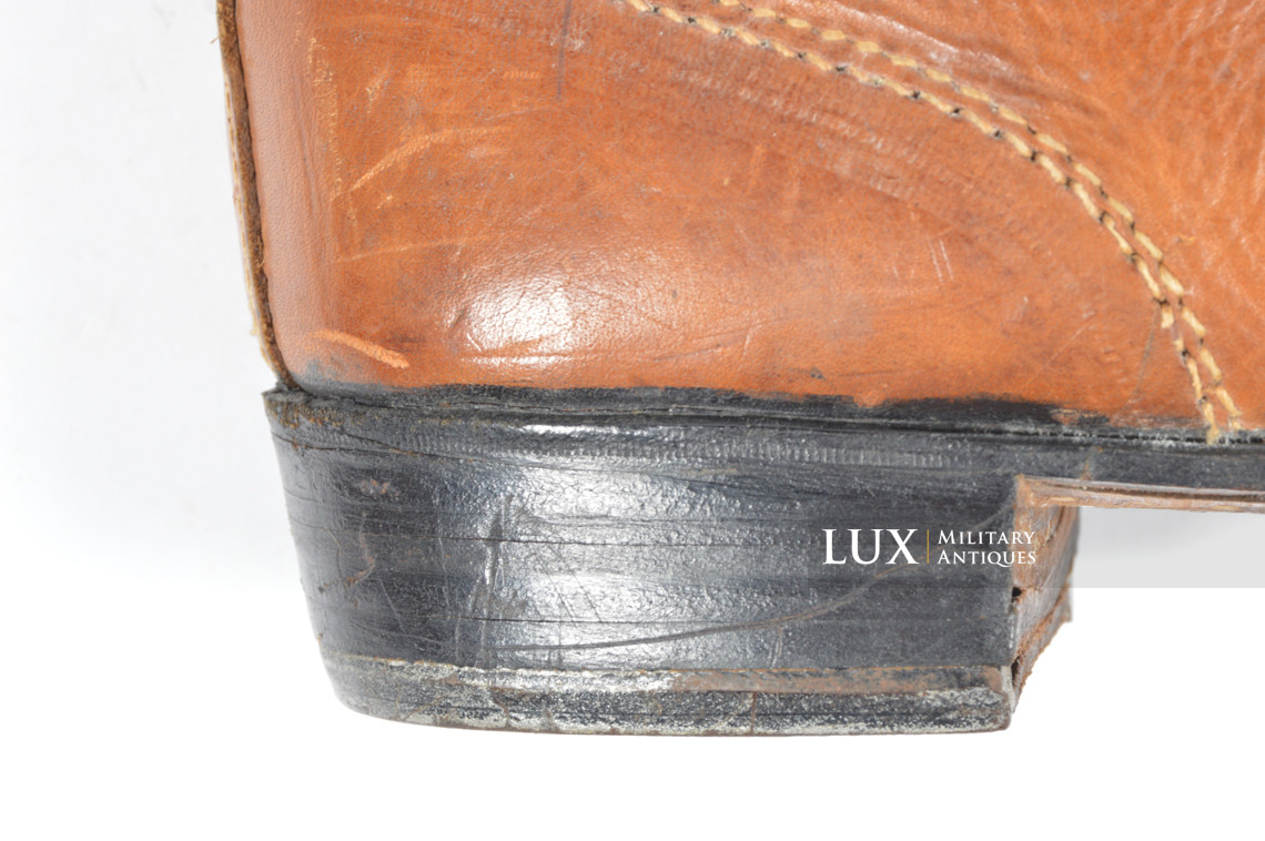 Unissued late-war German low ankle combat boots, « RBNr » - photo 11
