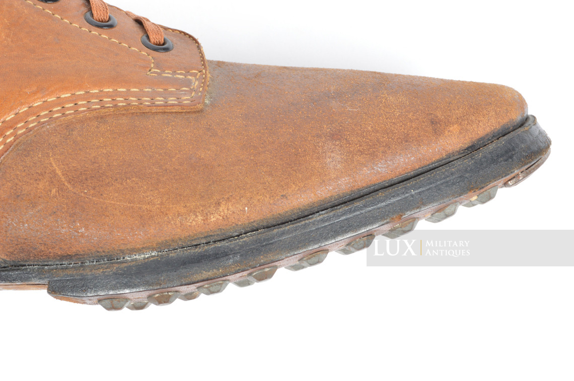 Unissued late-war German low ankle combat boots, « RBNr » - photo 12