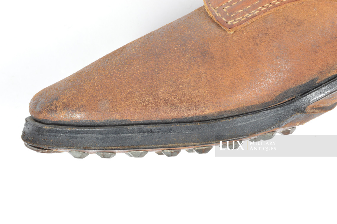 Unissued late-war German low ankle combat boots, « RBNr » - photo 16