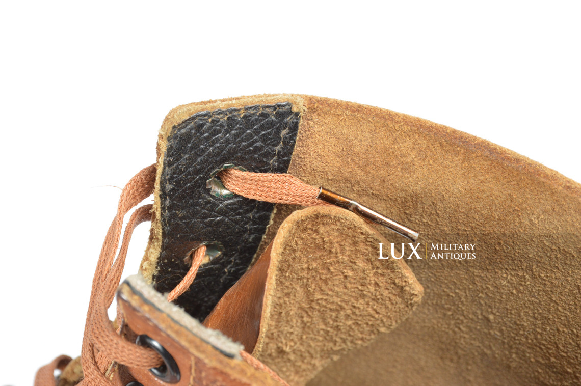Unissued late-war German low ankle combat boots, « RBNr » - photo 22