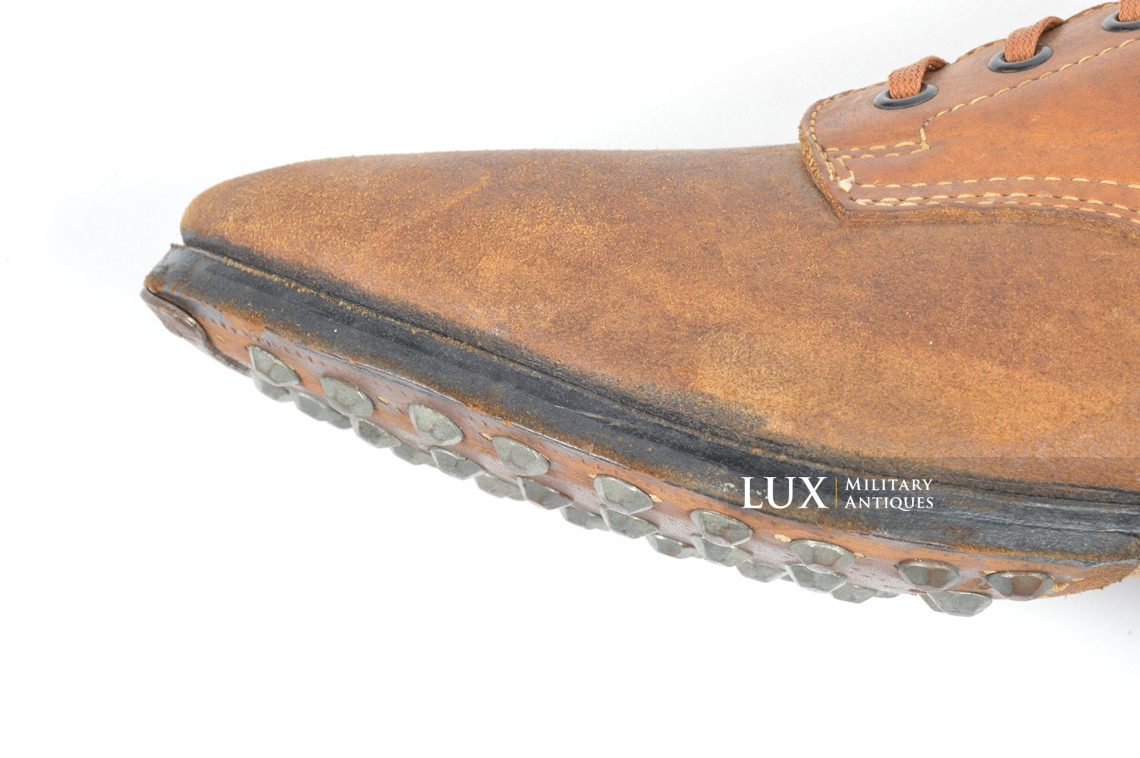 Unissued late-war German low ankle combat boots, « RBNr » - photo 26