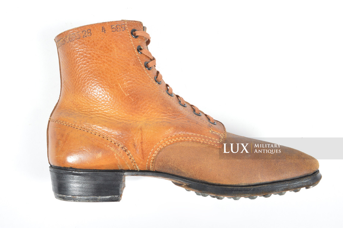 Unissued late-war German low ankle combat boots, « RBNr » - photo 27