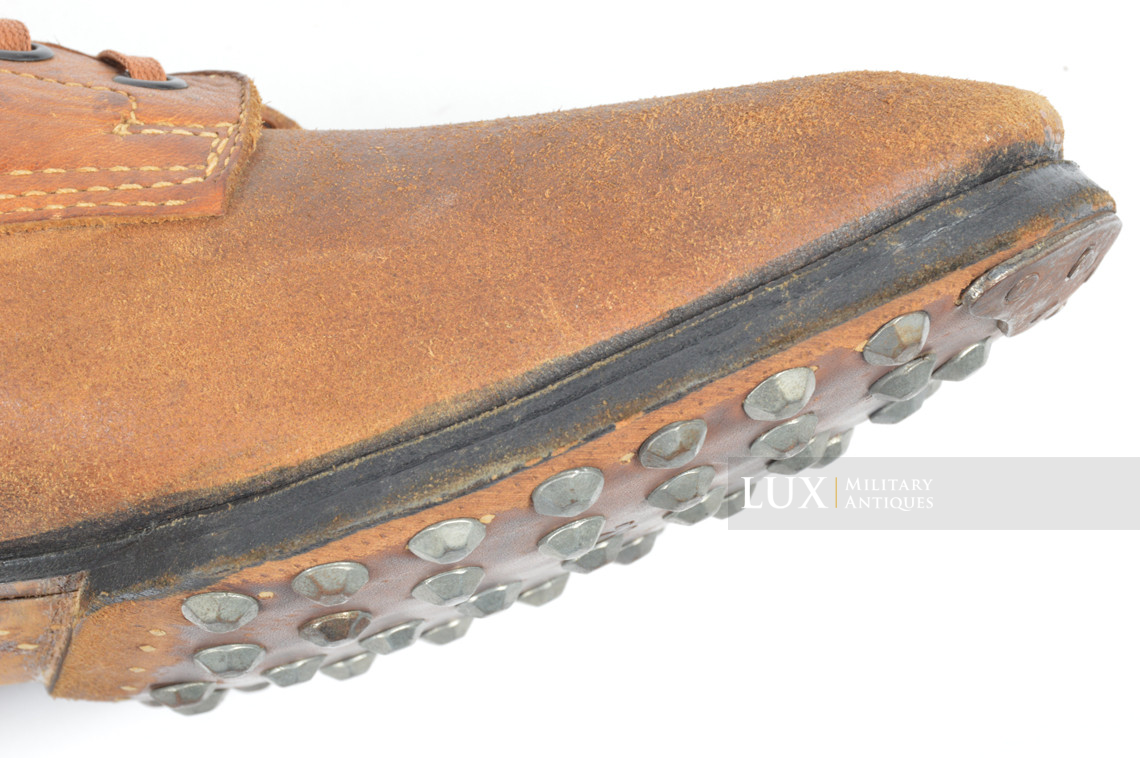 Unissued late-war German low ankle combat boots, « RBNr » - photo 30