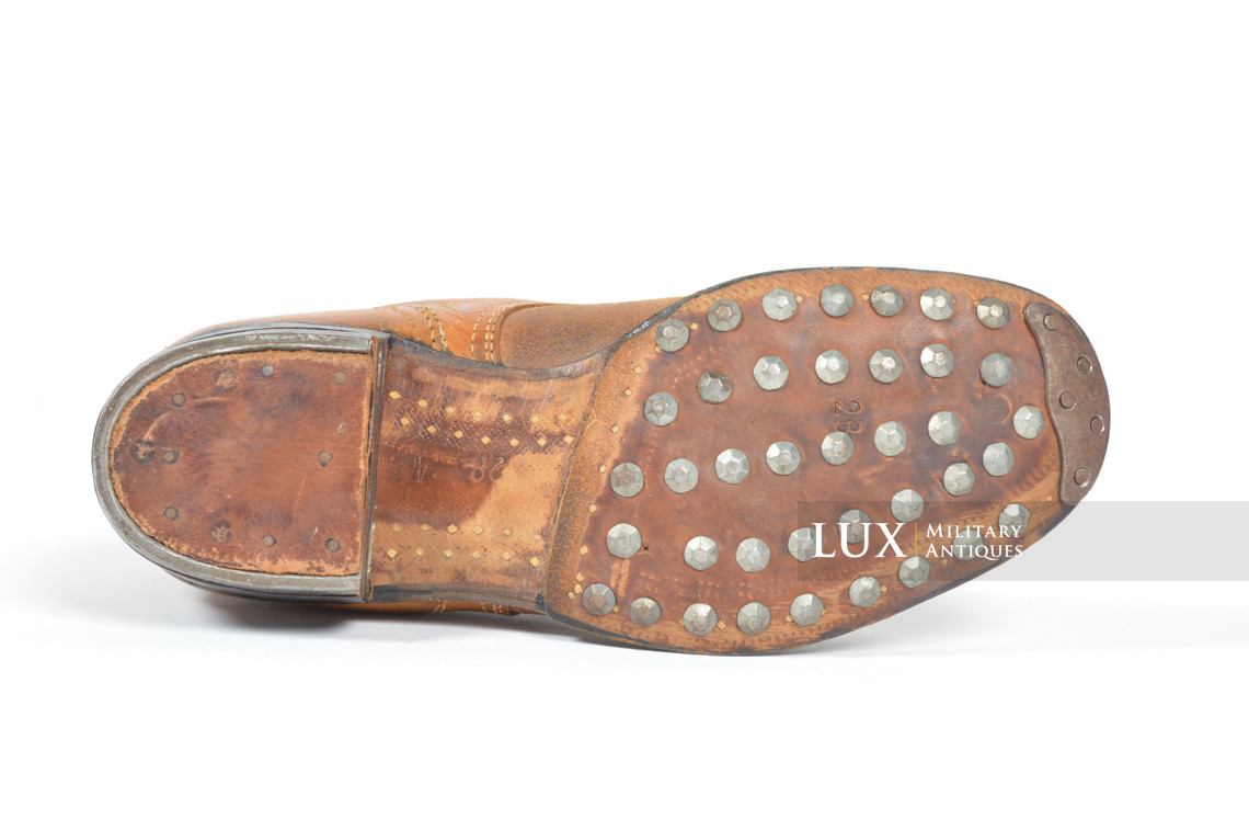 Unissued late-war German low ankle combat boots, « RBNr » - photo 31
