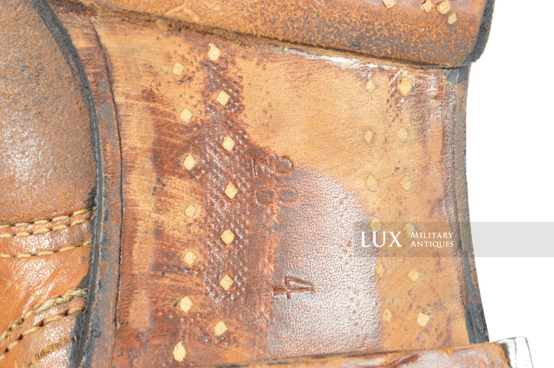 Unissued late-war German low ankle combat boots, « RBNr » - photo 34