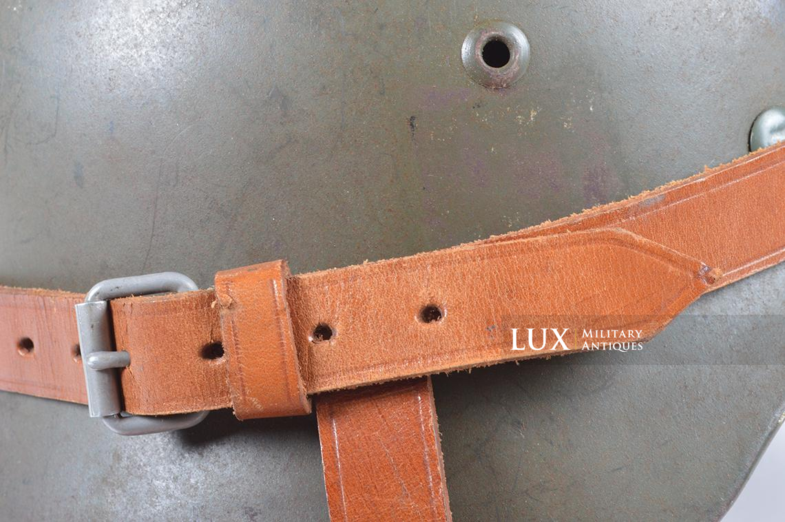 Unissued German helmet carrier strap, « unit marked » - photo 20