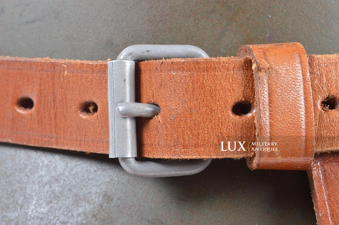 Unissued German helmet carrier strap, « unit marked » - photo 21