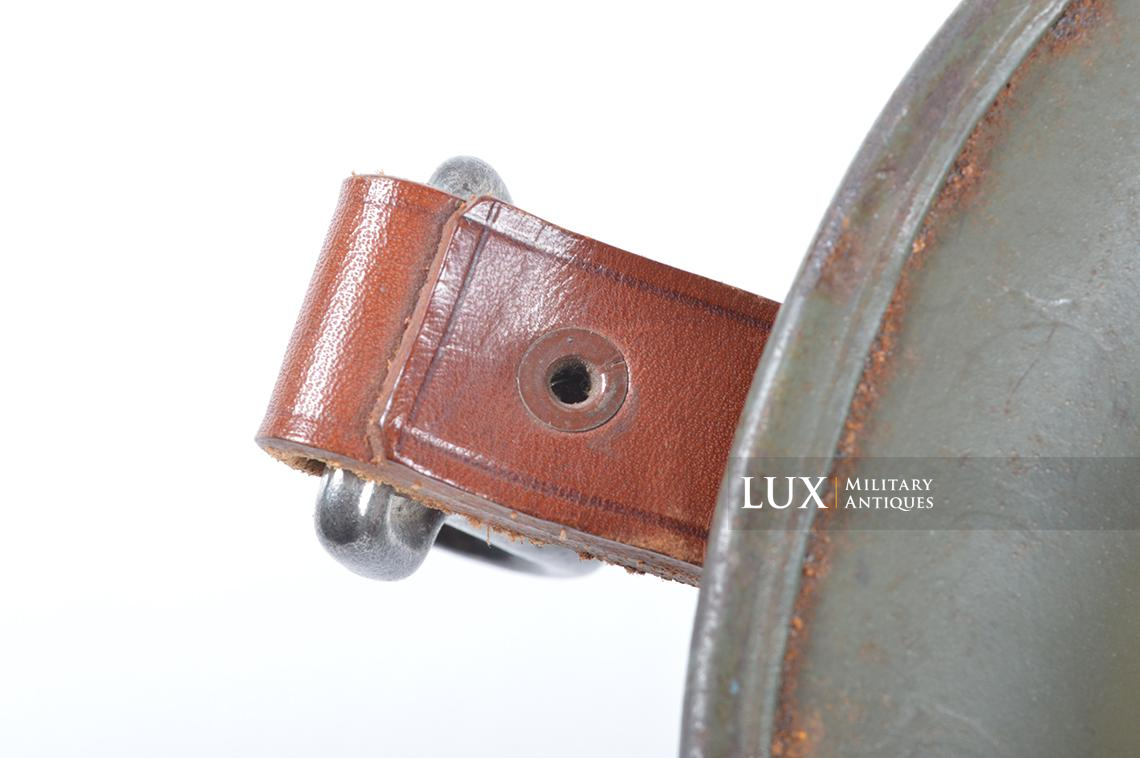 Unissued German helmet carrier strap, « unit marked » - photo 23