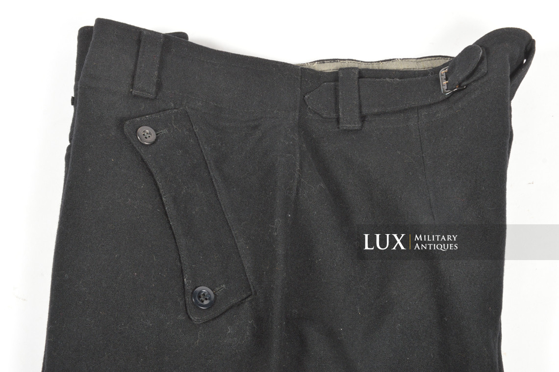 Privately made Waffen-SS black Panzer trousers - photo 8
