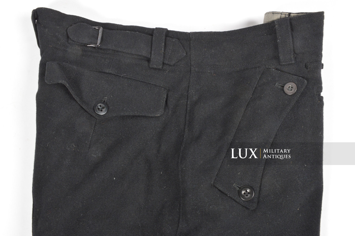 Privately made Waffen-SS black Panzer trousers - photo 13