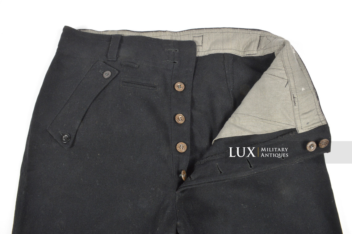 Privately made Waffen-SS black Panzer trousers - photo 27