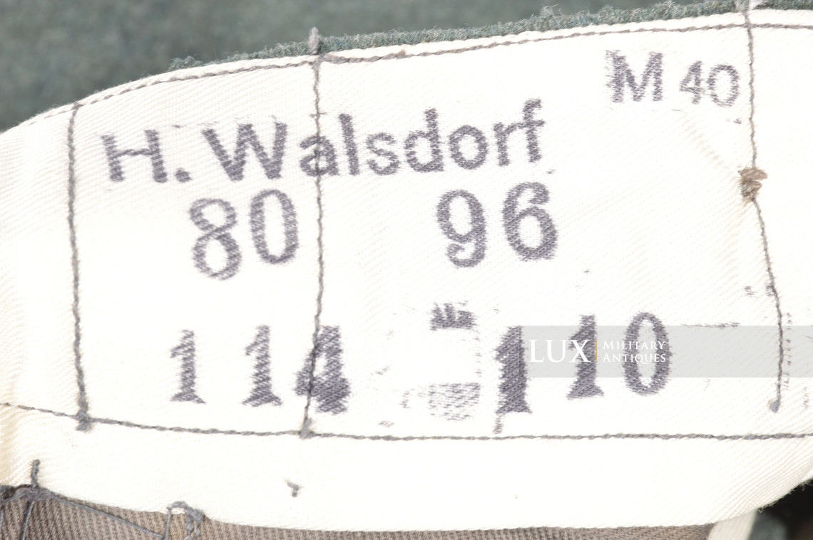Unissued M40 Heer combat trousers, « 1940 » - photo 24