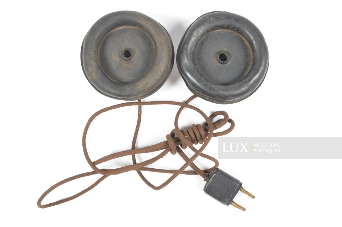 Early German armored / panzer headphones, « Dfh.b 40 » - photo 17