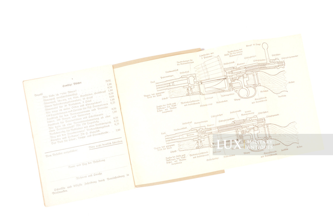 German K98 weapons training booklet, « Das Gewehr 98 » - photo 11