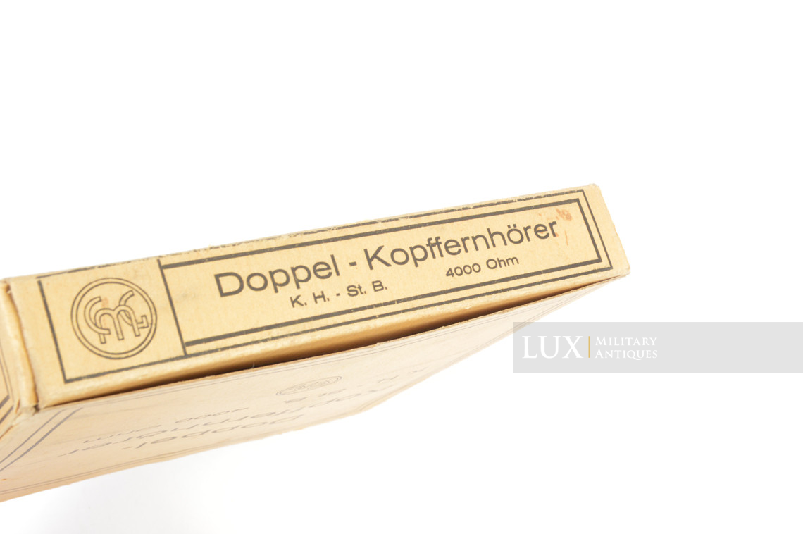 Ecouteurs allemands avec boîte, « Doppel-Kopffernhörer » - photo 15