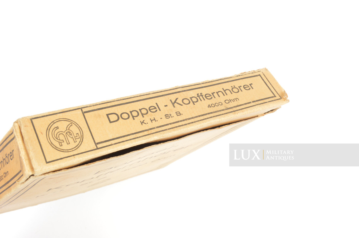 Ecouteurs allemands avec boîte, « Doppel-Kopffernhörer » - photo 17