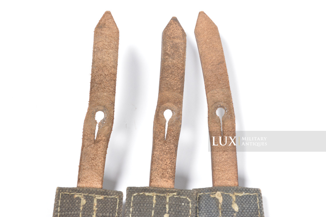 Early pair of MP38/40 pouches in blue canvas, « bdr41 » - photo 25