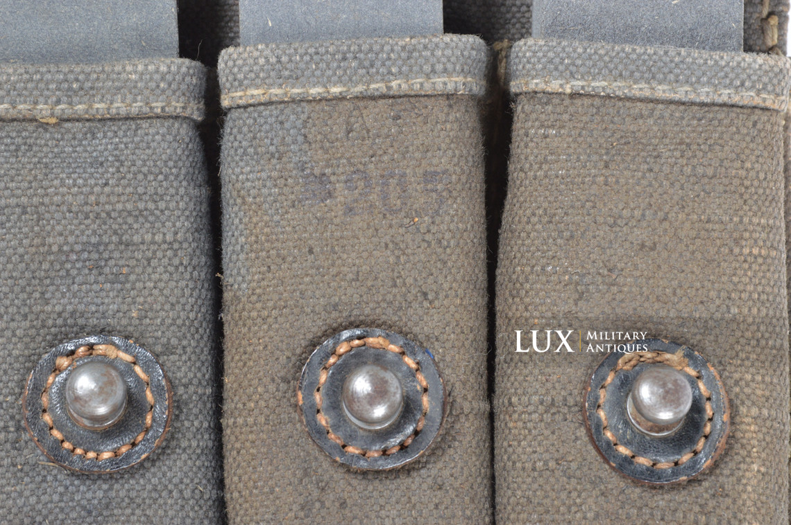Early pair of MP38/40 pouches in blue canvas, « bdr41 » - photo 27