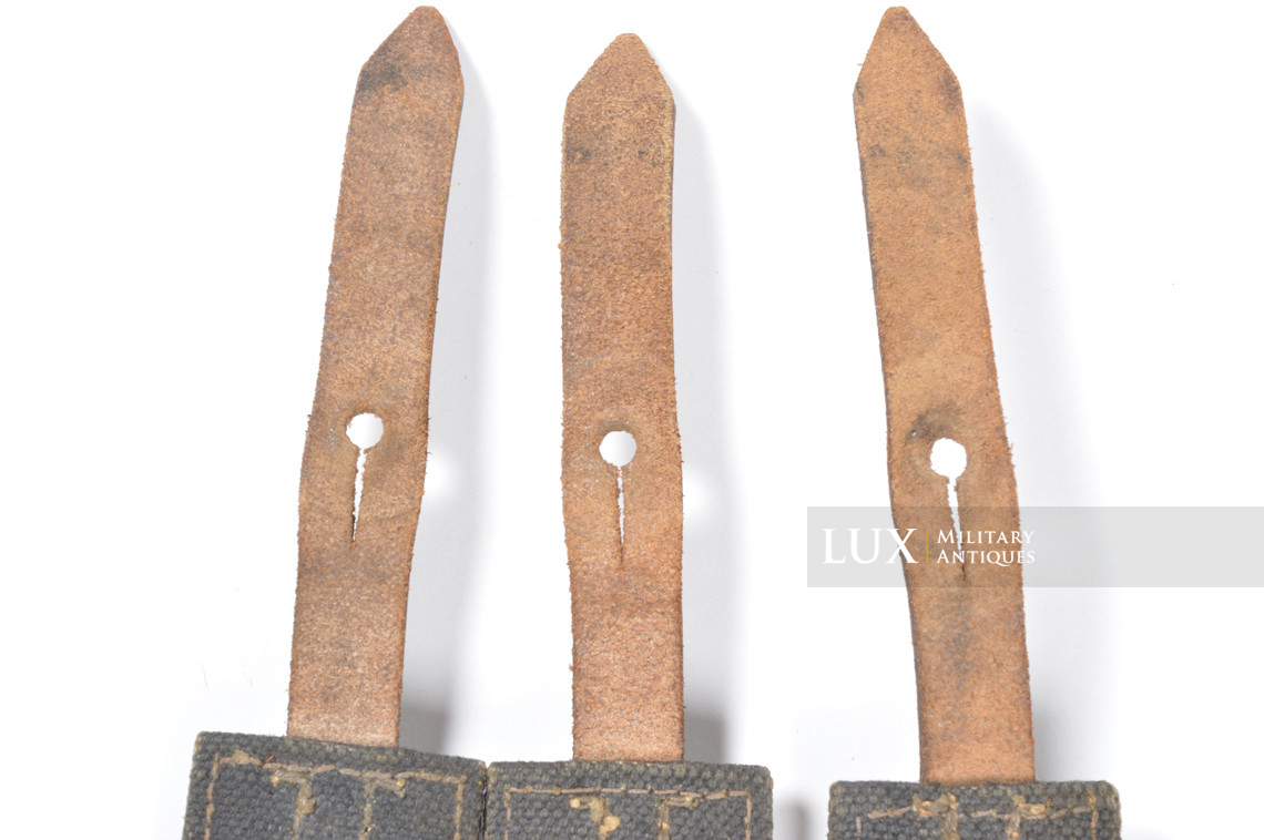 Early pair of MP38/40 pouches in blue canvas, « bdr41 » - photo 44